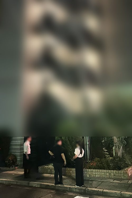 当時現場は物々しい雰囲気に包まれた