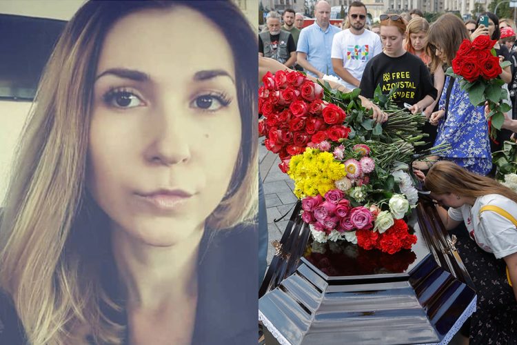ロシアで勾留中に死亡したウクライナ人フリージャーナリスト、ビクトリア・ロシチナさん（Facebook ／時事通信フォト）