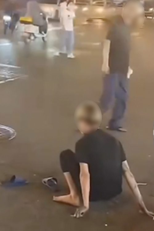 年の頃は20代前半か、10代半ばかに見える(TikTokより)(※写真は海外でのドラッグ使用者が撮影されたものです)