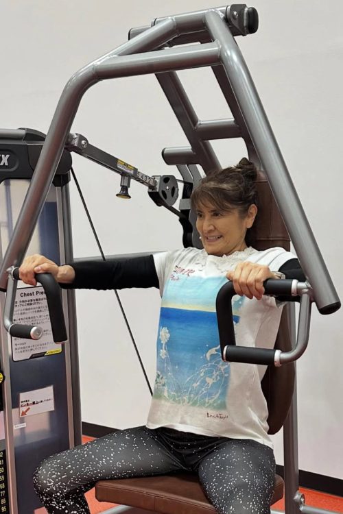 トレーニング中の様子（インスタグラムより）