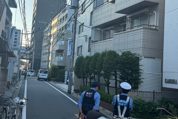 現場となったのは閑静な住宅街