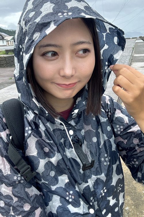 降雨でビショビショに濡れた日も走り続けた