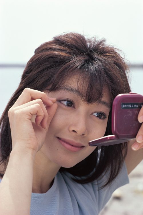 「美人じゃないですよ、私。中身は美人だと思いますけど、外見はお化粧でカバーしているだけ」(生前の言葉)。撮影/田川清美