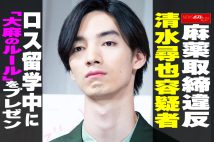 【動画】麻薬取締違反 清水尋也容疑者　ロス留学中に「大麻のルール」をプレゼン