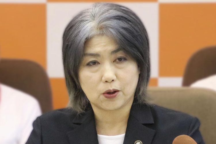岐路に立たされている田久保眞紀・伊東市長（共同通信）