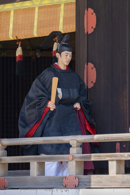 「賢所皇霊殿神殿に謁するの儀」に臨まれた(2025年9月6日、写真/宮内庁提供)
