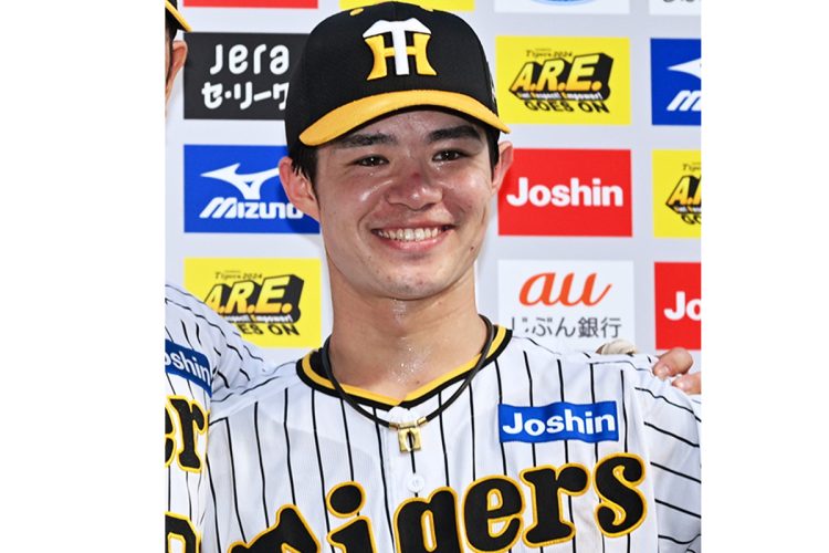 阪神の中野拓夢（時事通信フォト）