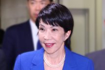 昨年10月の総裁選で石破首相と一騎打ちとなった高市早苗氏(時事通信フォト)