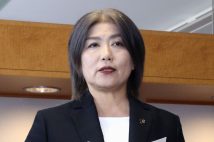 決死の議会解散となった田久保眞紀・伊東市長(共同通信)