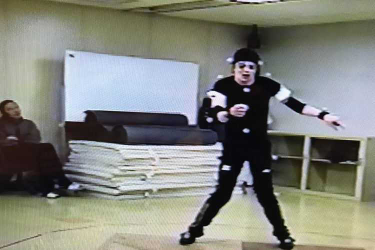 佐々木さんはマイケルと60分間を共にした(佐々木さん提供)