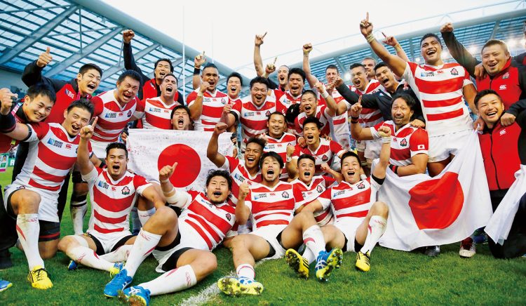 JAPANラグビー飛躍のきっかけとなった（写真／共同通信社）