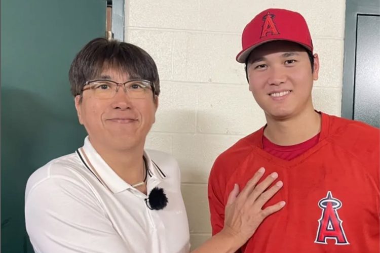 大谷翔平との2ショット（インスタグラムより）