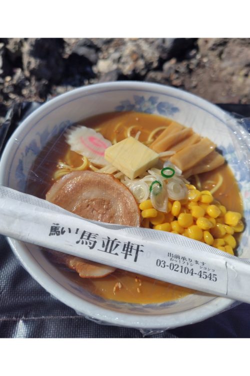 馬並さんが作り出した架空の店舗「「馬い!馬並軒」のラーメン(インスタグラムより)