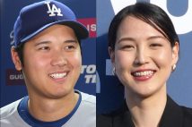 地区優勝を果たした大谷と、支えた真美子さん