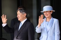 滋賀県を訪問された天皇皇后両陛下（2025年9月28日、撮影／JMPA）