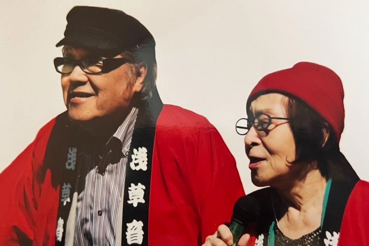 浅香光代さんと内縁の夫・世志凡太氏