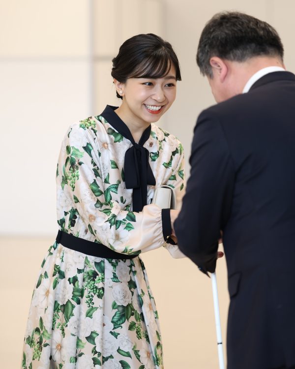 「国民スポーツ大会」に出席されるため、滋賀県を訪問された(2025年10月7日、撮影/JMPA)