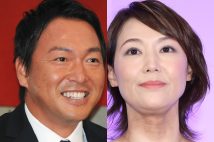 巨人を引退した長野久義、妻でテレビ朝日アナウンサーの下平さやか（左・時事通信フォト）