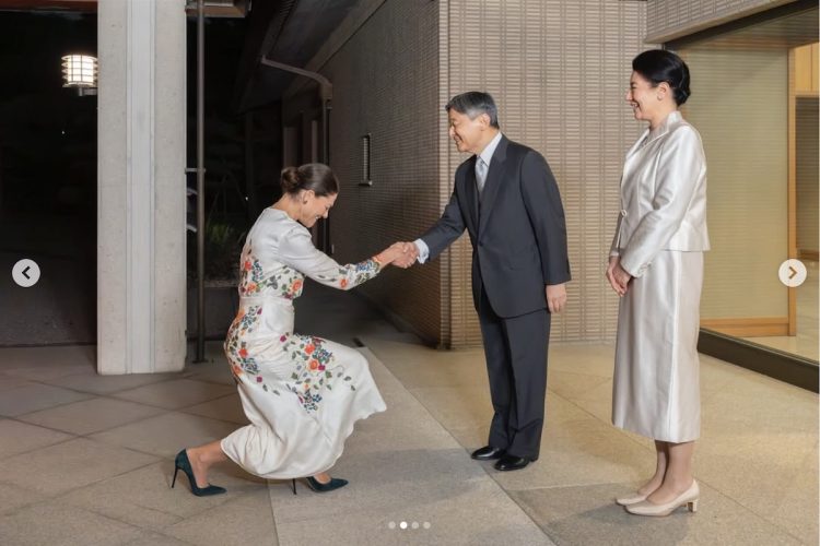 長年、交流を深められた(2025年10月14日、宮内庁公式Instagramより)