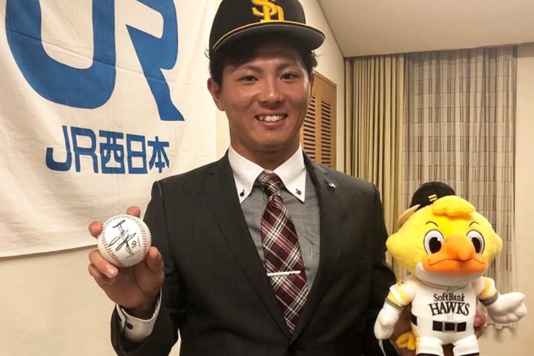 ソフトバンクから1位指名を受けた2019年(時事通信フォト)
