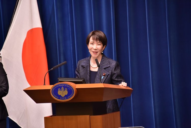 第104代首相に就任した高市早苗氏は、10月21日の夜に官邸で新任会見に臨んだ(2025年10月撮影:小川裕夫)