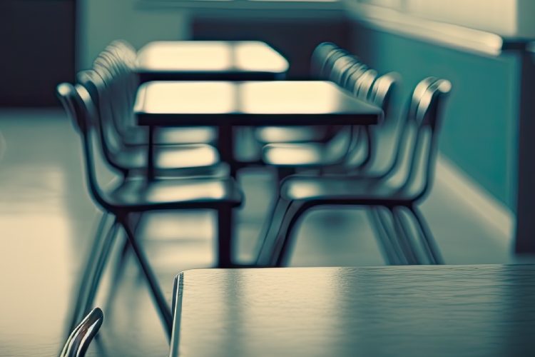 人のいない会議室（イメージマートより）