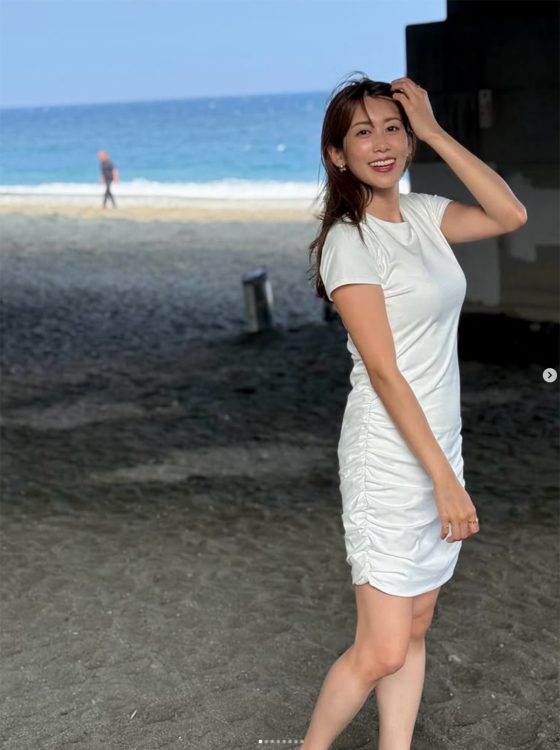 スタイルがいい（本人のinstagramより）