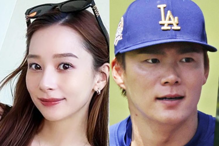 モデル・Nikiと山本由伸投手(Instagram/共同通信社)