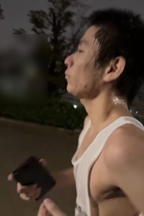 豪雨の中209kmを走る