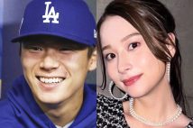 山本由伸選手とモデルのNiki（共同通信／Instagramより）