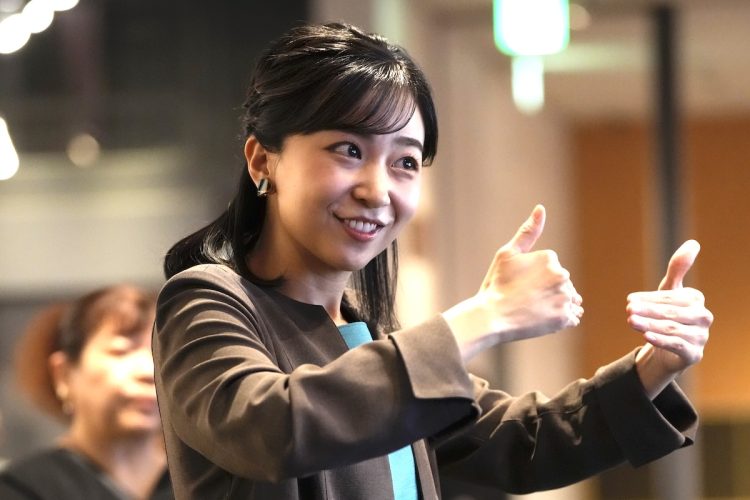 「手話のまち　東京国際ろう芸術祭」に出席された秋篠宮家の次女・佳子さま（2025年11月6日、撮影／JMPA）