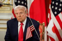 トランプ大統領は陛下に「大統領就任後に8つの紛争を解決した」とアピールした（時事通信フォト）