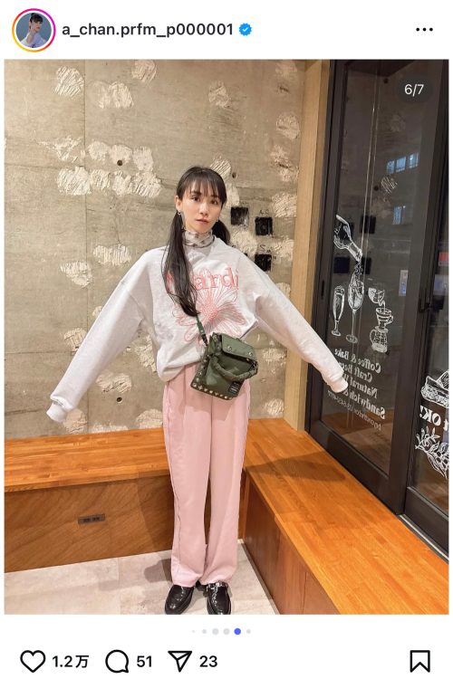 この時もPORTERの限定商品を身につけていた（Instagramより）