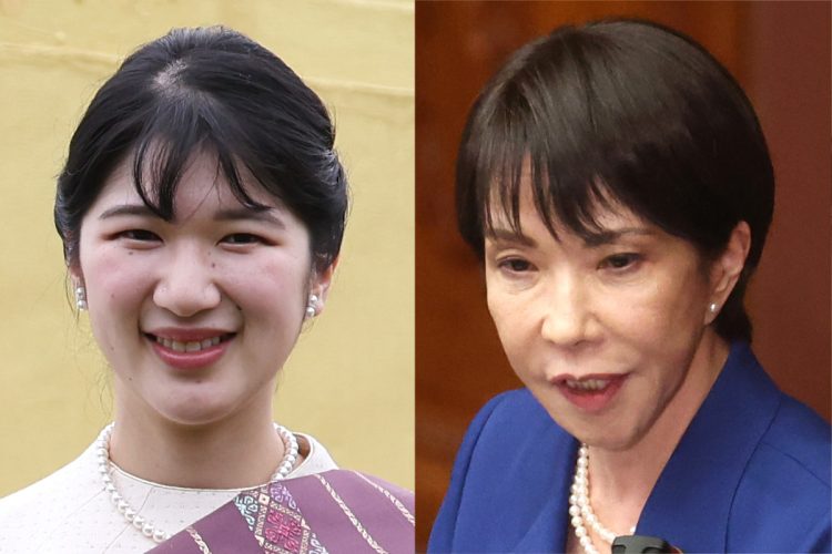 ラオスを訪問された愛子さまと異例の発言をした高市首相（写真右／Getty Images、左・撮影／横田紋子）