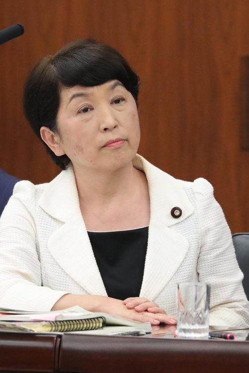 社民党の福島みずほ党首（時事通信フォト）