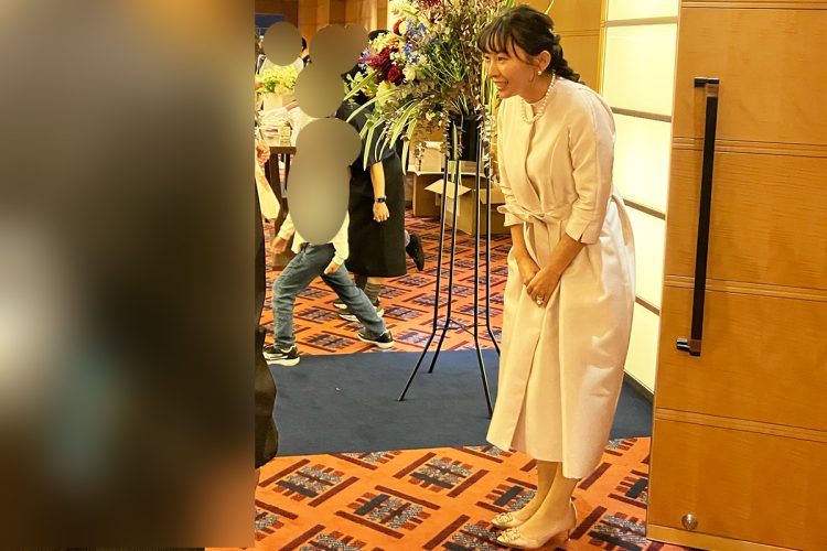 イベントでは前田投手への感謝の気持ちを語っていた（参加者提供）