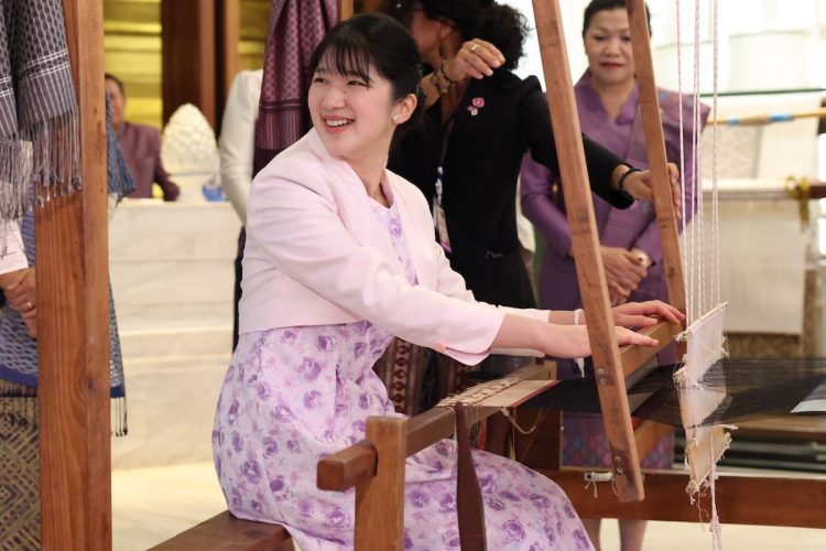 「楽しいですね」と笑顔を見せられた（2025年11月21日、撮影／横田紋子）