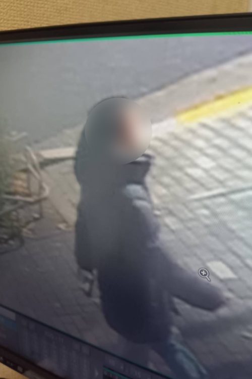 防犯カメラに映っていた37歳の男（読者提供）