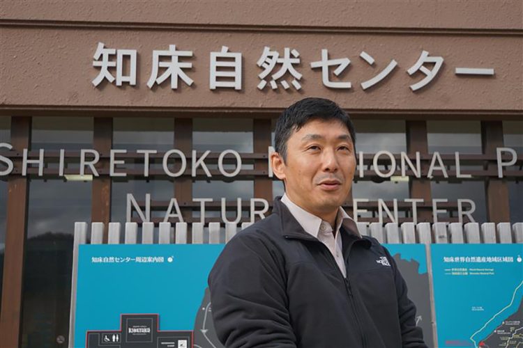 知床財団の事務局長、玉置創司氏