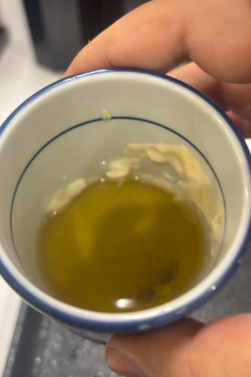 吉野家は異物混入を認め謝罪（投稿者より）