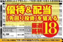 【億り人が厳選！】優待＆配当の「先回り投資」で“値上がり益”を狙いやすい18銘柄　売買タイミングを探るには株価上下動のリズムをチェック、「10年で9勝」の王道銘柄ほか注目株