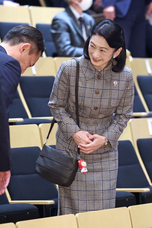 「清瀬結核サミット」に臨席された紀子さま（2025年11月28日撮影、共同通信社）