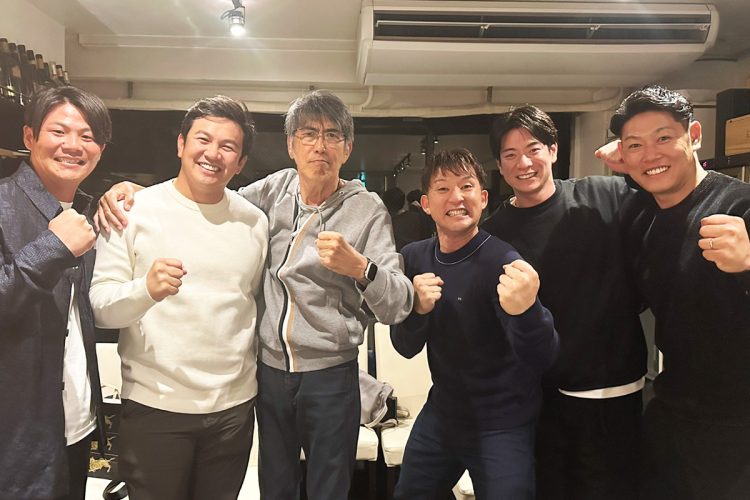 石橋は元気だったと投稿（山﨑康晃のXより）