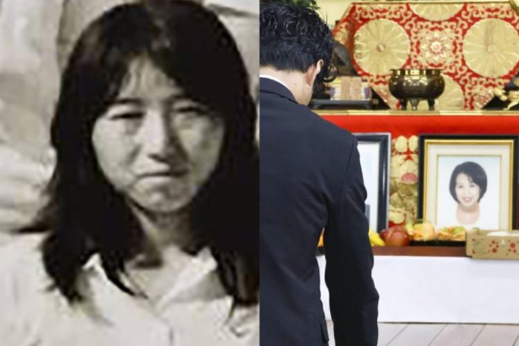 高校時代の安福久美子容疑者（右・共同通信）