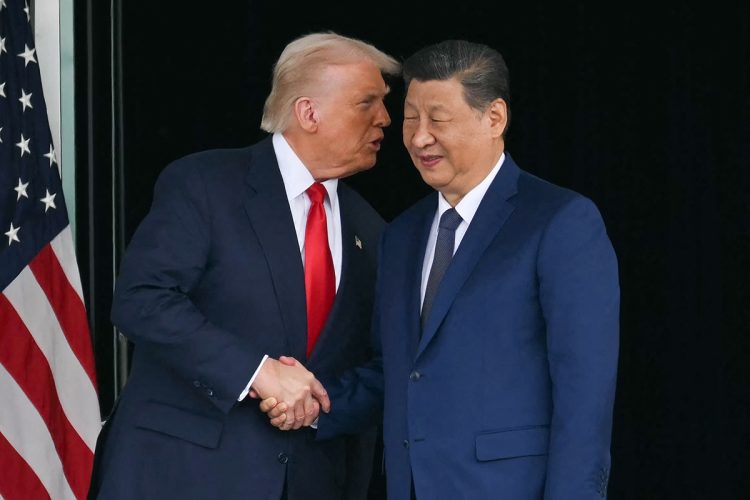 トランプ大統領と習近平・国家主席(写真/AFP=時事)