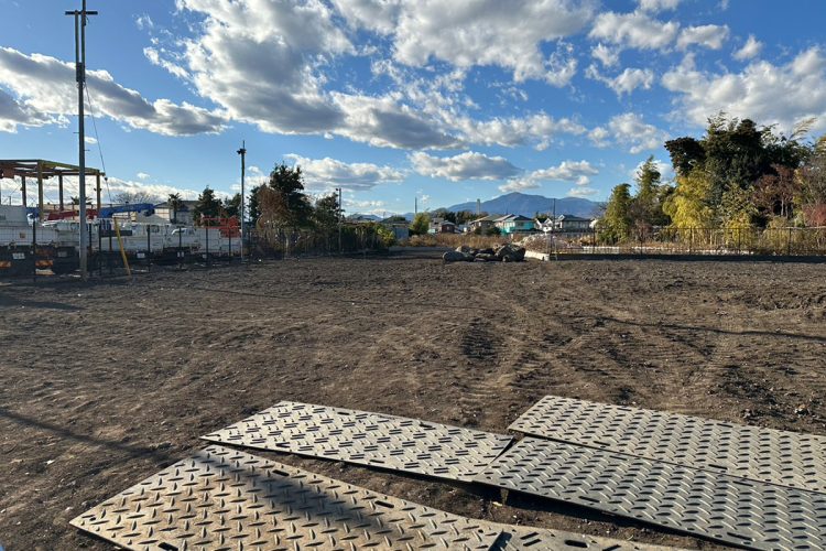 約1000平方メートルの敷地に、鉄骨2階建てのモスクが建設予定