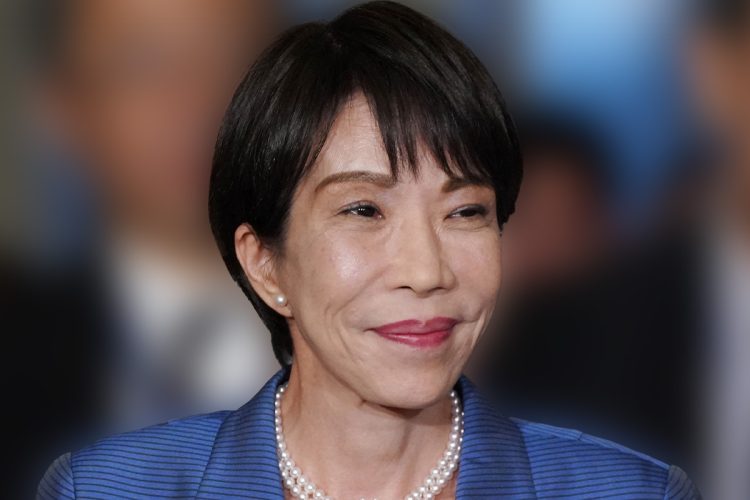 日本初の女性総理である高市早苗首相(AFP=時事)