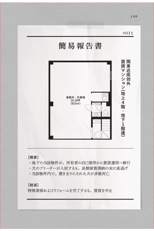地下室に関する報告書
