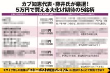 カブ知恵代表・藤井英敏氏が注目する“5万円で買える”大化け期待株5選「最高値相場でも手が届く！」通信大手、独占企業、カーディーラーほか“下がりにくくて期待できる企業”が続々