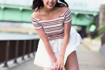 『マッサン』でブレイクの柳ゆり菜 ミニスカに風のイタズラ